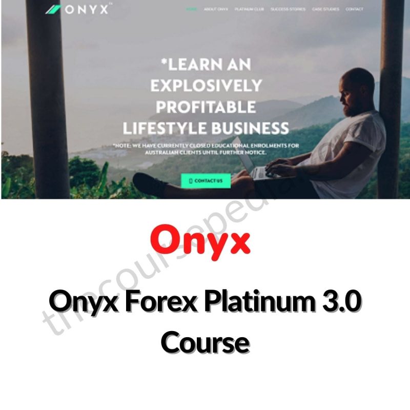 Onyx Forex Platinum 3.0 Course Download