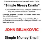 John Bejakovic – Simple Money Email Download