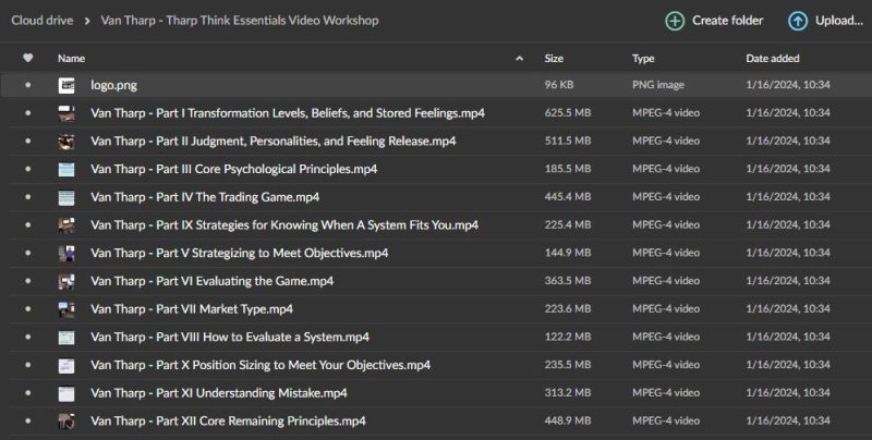 Van Tharp – Tharp Think Essentials Video Workshop Download