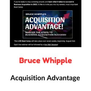 Bruce Whipple – Acquisition Advantage Download