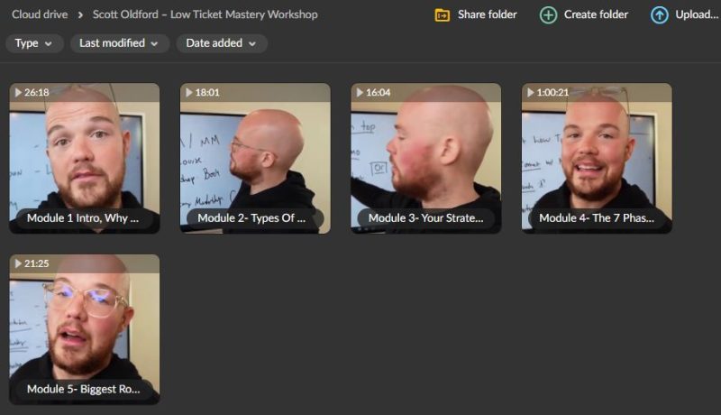 Scott Oldford – Low Ticket Mastery Workshop Download